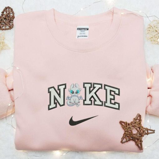 Nike x Light Fury Embroidered Shirt How To Train Your Dragon Cartoon Embroidered Hoodie Best Gift Ideas