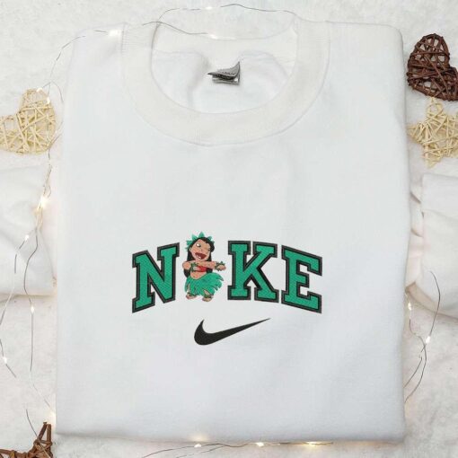 Nike x Lilo Dance Embroidered Shirt Disney Characters Embroidered Hoodie Best Gift Ideas