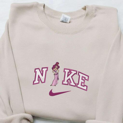 Nike x Megara Embroidered Shirt Disney Hercules Cartoon Embroidered Hoodie Best Gift Ideas