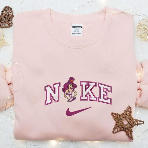 Nike x Megara Embroidered Shirt Disney Hercules Cartoon Embroidered Hoodie Best Gift Ideas