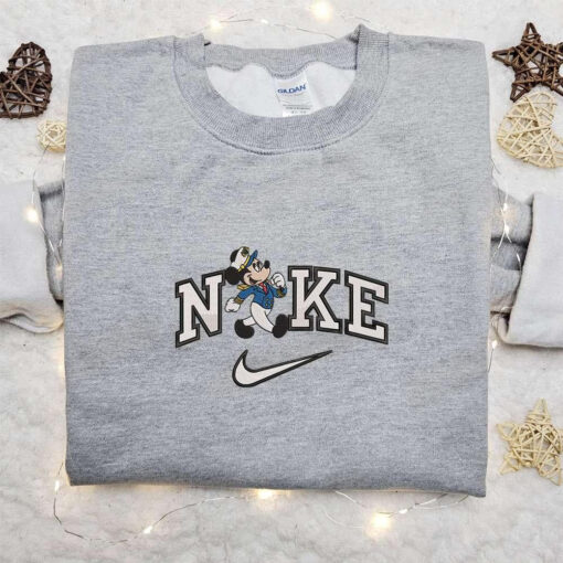 Nike x Mickey Cruise Walk Embroidered Shirt Disney Characters Embroidered Hoodie Best Gift Ideas