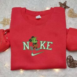 Nike x Mickey Halloween Frankenstein Embroidered Shirt Disney Halloween Embroidered Shirt Nike Inspired Embroidered Shirt