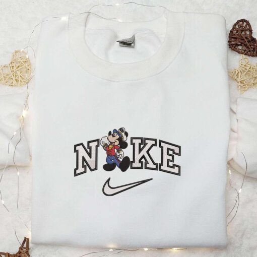 Nike x Mickey Mouse Cruise Embroidered Shirt Disney Characters Embroidered Hoodie Best Gift Ideas