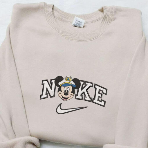 Nike x Mickey Mouse Cruise Embroidered Shirt Disney Characters Embroidered Hoodie Best Gift Ideas