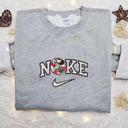 Nike x Mickey Mouse Cruise Embroidered Shirt Disney Characters Embroidered Hoodie Best Gift Ideas