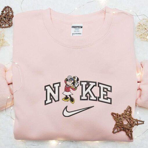 Nike x Minnie Cruise Embroidered Shirt Disney Characters Embroidered Hoodie Best Gift Ideas