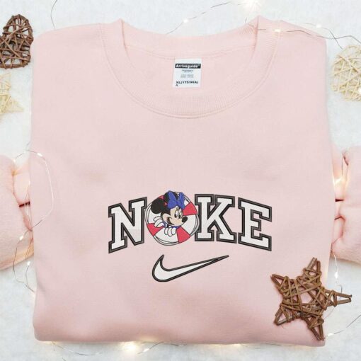 Nike x Minnie Mouse Cruise Embroidered Shirt Disney Characters Embroidered Hoodie Best Gift Ideas