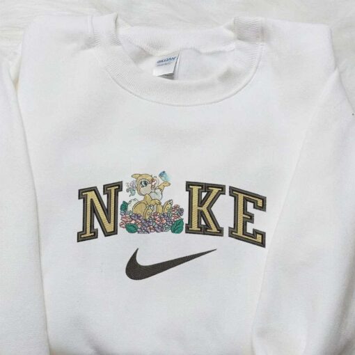 Nike x Miss Bunny Embroidered Shirt Disney Cartoon Embroidered Shirt Nike Inspired Embroidered Shirt