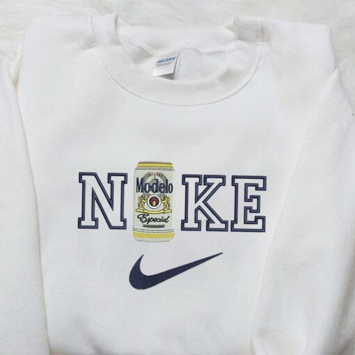 Nike x Modelo Especial Embroidered Shirt Favorite Drink Embroidered Shirt Nike Inspired Embroidered Shirt
