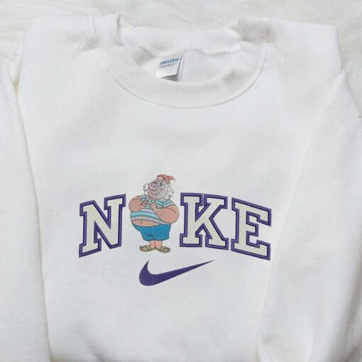 Nike x Mr Smee Peter Pan Embroidered Shirt Disney Embroidered Shirt Nike Inspired Embroidered Shirt
