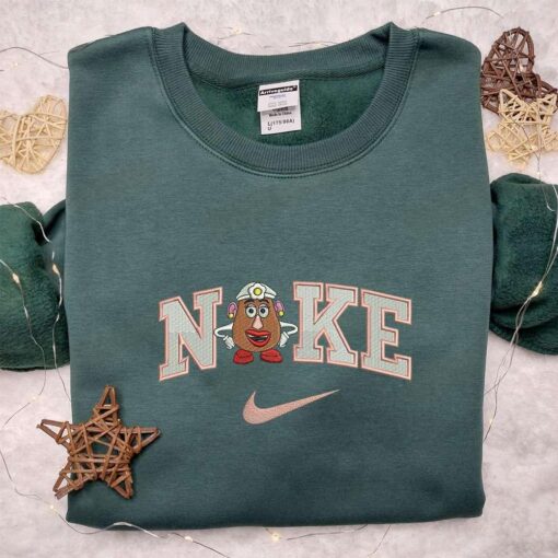 Nike x Mrs Potato Embroidered Shirt Disney Toys Story Embroidered Hoodie Best Gift Ideas
