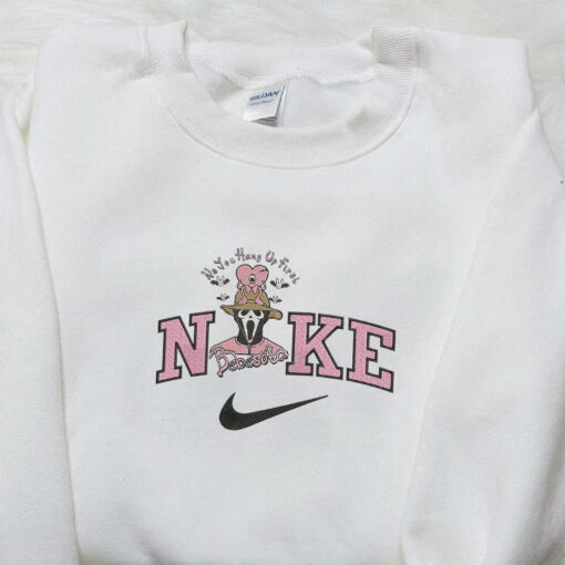 Nike x No You Hang Up First Bebesota Bad Bunny Halloween Embroidered Shirt Amazing Halloween Embroidered T shirt Best Gifts for Halloween Lovers