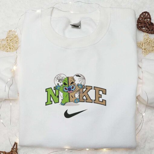 Nike x Oogie Boogie Disney Embroidered Shirt Nike Inspired Embroidered Shirt Best Gifts for Family