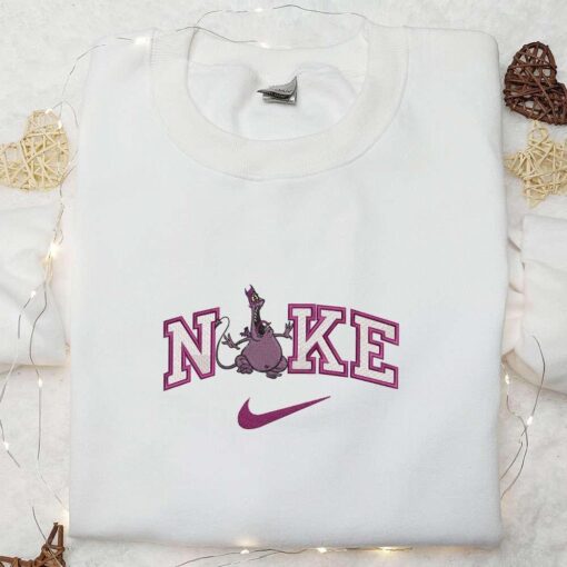 Nike x Pain Hercules Embroidered Hoodie Disney Characters Embroidered T shirt Nike Inspired Embroidered Sweatshirt