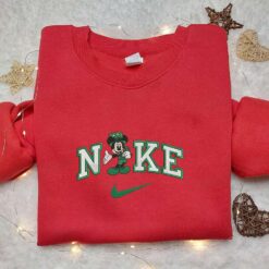 Nike x Patrick Balloon Mickey Embroidered Shirt Disney Characters Embroidered Shirt St Patricks Day Embroidered Shirt