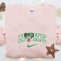 Nike x Patrick Minnie Embroidered T shirt Disney Characters Embroidered T shirt St Patricks Day Embroidered T shirt
