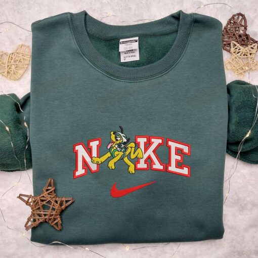 Nike X Pluto Astronaut Embroidered Shirt Disney Characters Embroidered Hoodie Best Gift Ideas