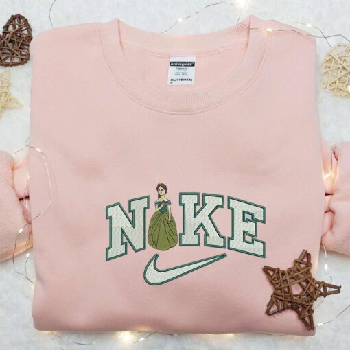 Nike x Princess Embroidered Sweatshirt Cartoon Disney Embroidered Shirt Best Gift Ideas