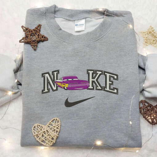 Nike x Ramone Embroidered Sweatshirt Pixar Cars Disney Embroidered Shirt Nike Inspired Embroidered Shirt