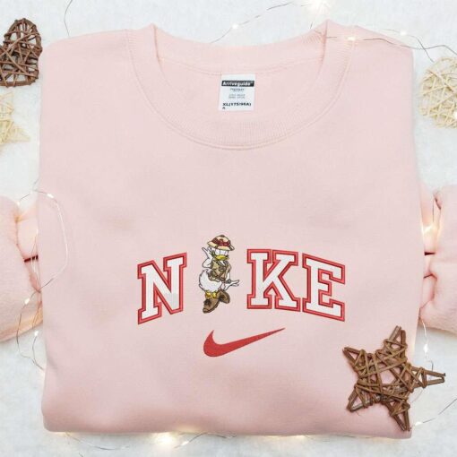 Nike x Safari Daisy Embroidered Sweatshirt Disney Characters Embroidered T shirt Nike Inspired Embroidered T shirt