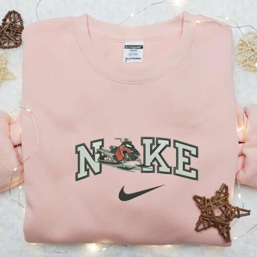 Nike x Ski Doo Embroidered Shirt Transportation Embroidered Hoodie Custom Nike Embroidered T shirt
