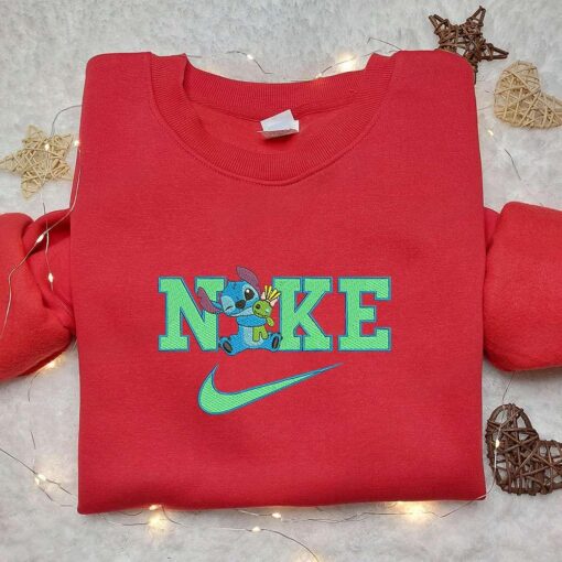 Nike x Stitch Oogie Boogie Embroidered Sweatshirt Disney Characters Embroidered Hoodie Best Birthday Gift Ideas