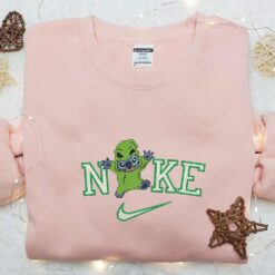 Nike x Stitch Oogie Boogie Embroidered Sweatshirt Halloween Disney Embroidered T shirt Custom Nike Embroidered Hoodie