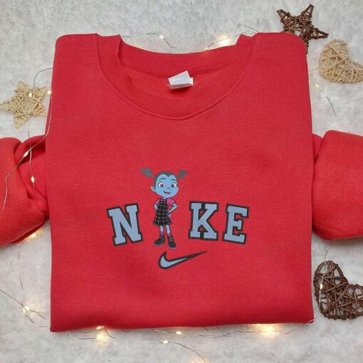 Nike x Vampirina Hauntley Embroidered Hoodie Disney Halloween Embroidered Sweatshirt Best Halloween Gifts for Family