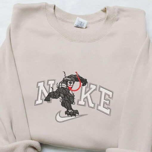 Nike x Venom Movie Embroidered Sweatshirt Marvel Universe Embroidered Hoodie Best Birthday Gift Ideas