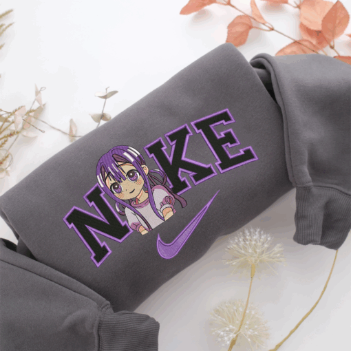 Nike Yashiro Nene Nike Embroidered Sweatshirt, Nike Movie Inspired, Best Gifts Idea For Him Her - Image 4
