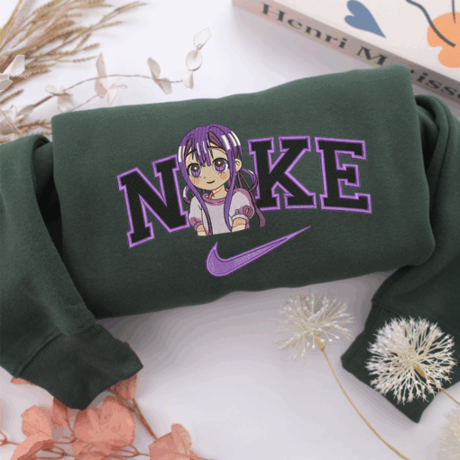 Nike Yashiro Nene Nike Embroidered Sweatshirt, Nike Movie Inspired, Best Gifts Idea For Him Her - Image 3