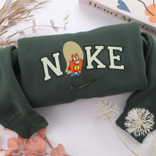 Nike Yosemite Sam Nike Embroidered Sweatshirt, Nike Movie Inspired, Best Gifts Idea For Him Her - Image 3