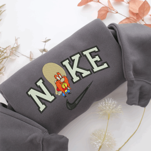 Nike Yosemite Sam Nike Embroidered Sweatshirt, Nike Movie Inspired, Best Gifts Idea For Him Her - Image 4
