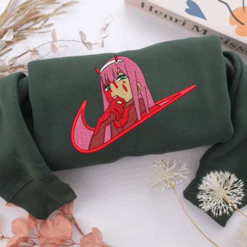 Nike Zero Two Nike Embroidered Sweatshirt, Nike Movie Inspired, Best Gifts Idea For Him Her - Image 3