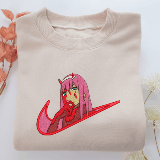 Nike Zero Two Nike Embroidered Sweatshirt, Nike Movie Inspired, Best Gifts Idea For Him Her