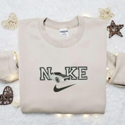 Nissan Car x Nike Embroidered Shirt Transportations Embroidered Hoodie Nike Inspired Gift Idea