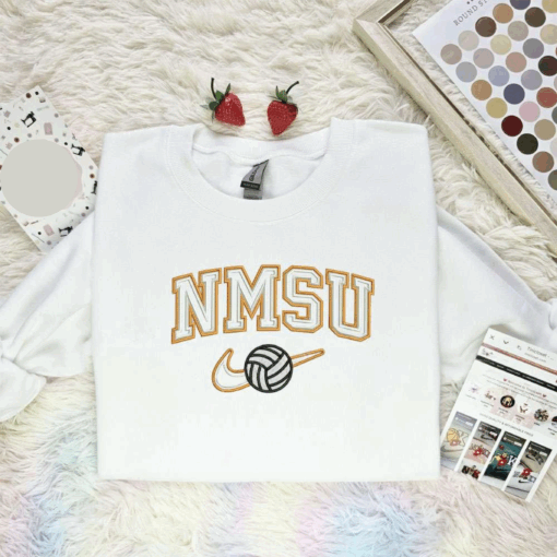 Nmsu Volleyball Ncaa Sports Embroidered Shirt, Best Gift Ideas For Fans