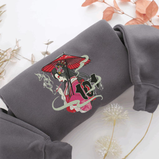 Noizzy Geisha Nike Embroidered Sweatshirt, Nike Movie Inspired, Best Gifts Idea For Him Her - Image 4