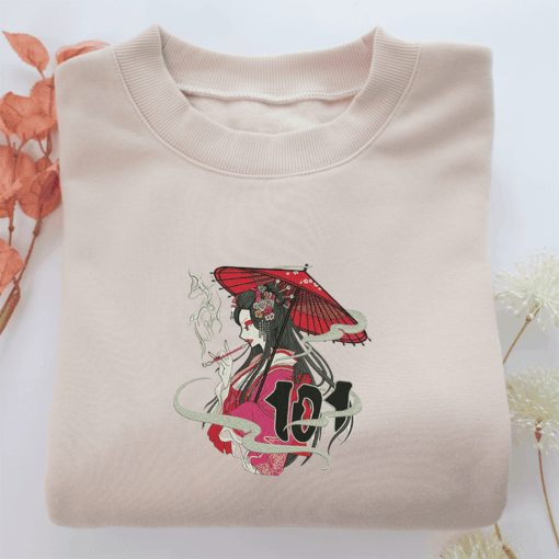 Noizzy Geisha Nike Embroidered Sweatshirt, Nike Movie Inspired, Best Gifts Idea For Him Her