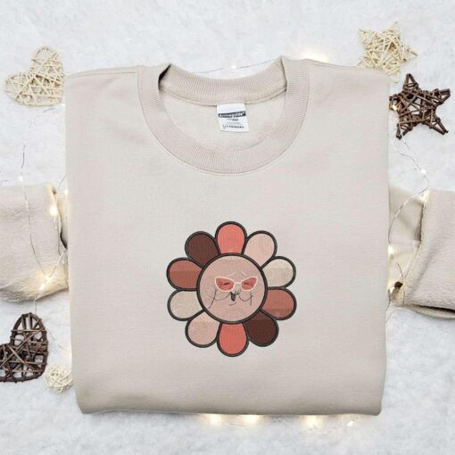 Nostalgia Flower Team Inside Out Embroidered Shirt Best Gift Idea For Family