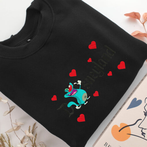 Oggy Disneyland Embroidery, Disneyland Embroidered Sweatshirt, Movie Disney Inspired, Best Gifts Idea For Him Her - Image 5