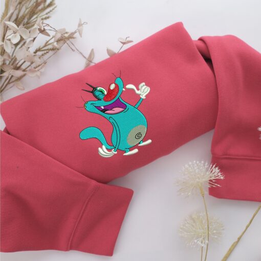 Oggy Embroidery, Disneyland Embroidered Sweatshirt, Movie Disney Inspired, Best Gifts Idea For Him Her - Image 4