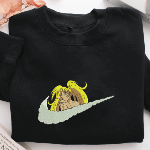 Oiroke no Jutsu Swoosh Nike Embroidered Sweatshirt, Nike Movie Inspired, Best Gifts Idea For Him Her - Image 2