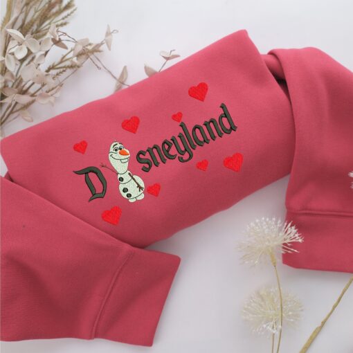 Olaf Disneyland Embroidery, Disneyland Embroidered Sweatshirt, Movie Disney Inspired, Best Gifts Idea For Him Her - Image 4