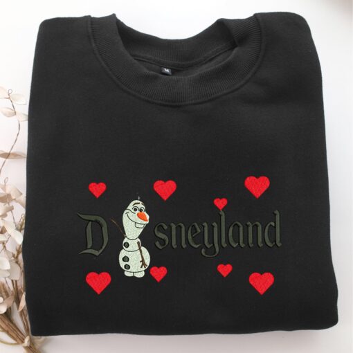 Olaf Disneyland Embroidery, Disneyland Embroidered Sweatshirt, Movie Disney Inspired, Best Gifts Idea For Him Her - Image 5