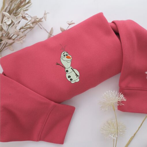 Olaf Embroidery, Disneyland Embroidered Sweatshirt, Movie Disney Inspired, Best Gifts Idea For Him Her - Image 4