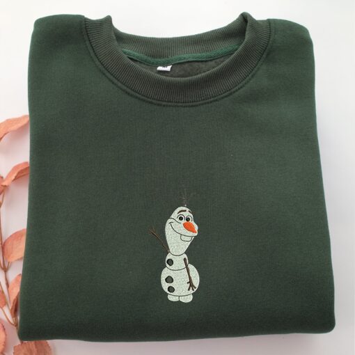 Olaf Embroidery, Disneyland Embroidered Sweatshirt, Movie Disney Inspired, Best Gifts Idea For Him Her - Image 3