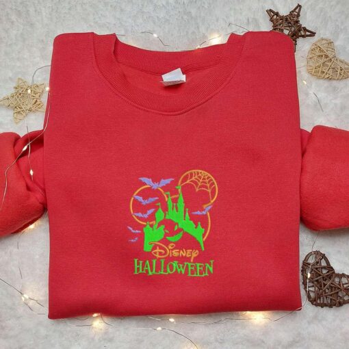 Oogie Boogie Halloween Castle Embroidered Hoodie The Nightmare Before Christmas Disney Embroidered T shirt Best Halloween Gift Ideas