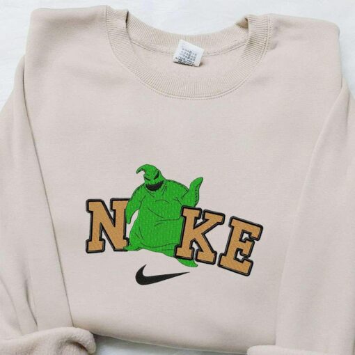 Oogie Boogie x Nike Movie Embroidered Shirt Nike Inspired Embroidered Shirt Best Halloween Gift Ideas