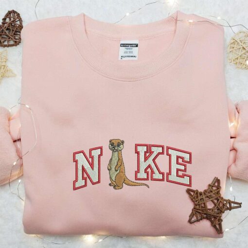 Otter x Nike Embroidered Hoodie Anime Embroidered Hoodie Best Birthday Gift Ideas